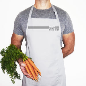 Personalised Chef Apron: Stripe Print, Minimalist Style - baking gift - cooking gift - gift for her - gift for him - Gift for new home