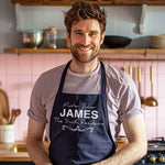 Custom Master Baker Apron: Personalised Name And Text - baking apron -kitchen clothing - Perfect gift for the cooking enthusiast
