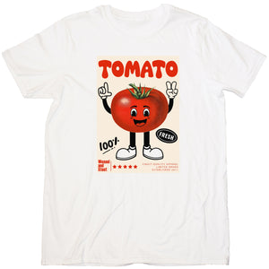 Tomato Graphic Tee, Unisex Aesthetic Tee Shirt, Gift for Women and Men, Vegetables Tee, Streetwear, Retro-Style Vintage Unisex T-Shirt,