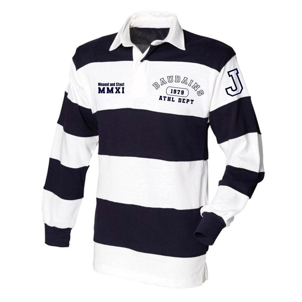 Personalised Men's Rugby Shirt - Custom Surname, Date, Initial - Heavyweight Jersey - Perfect Gift for Him - Heritage Classic T Shirt