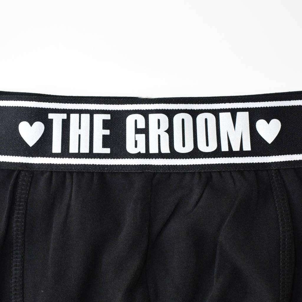 Property Of The Bride, Groom Boxers – Weasel and Stoat
