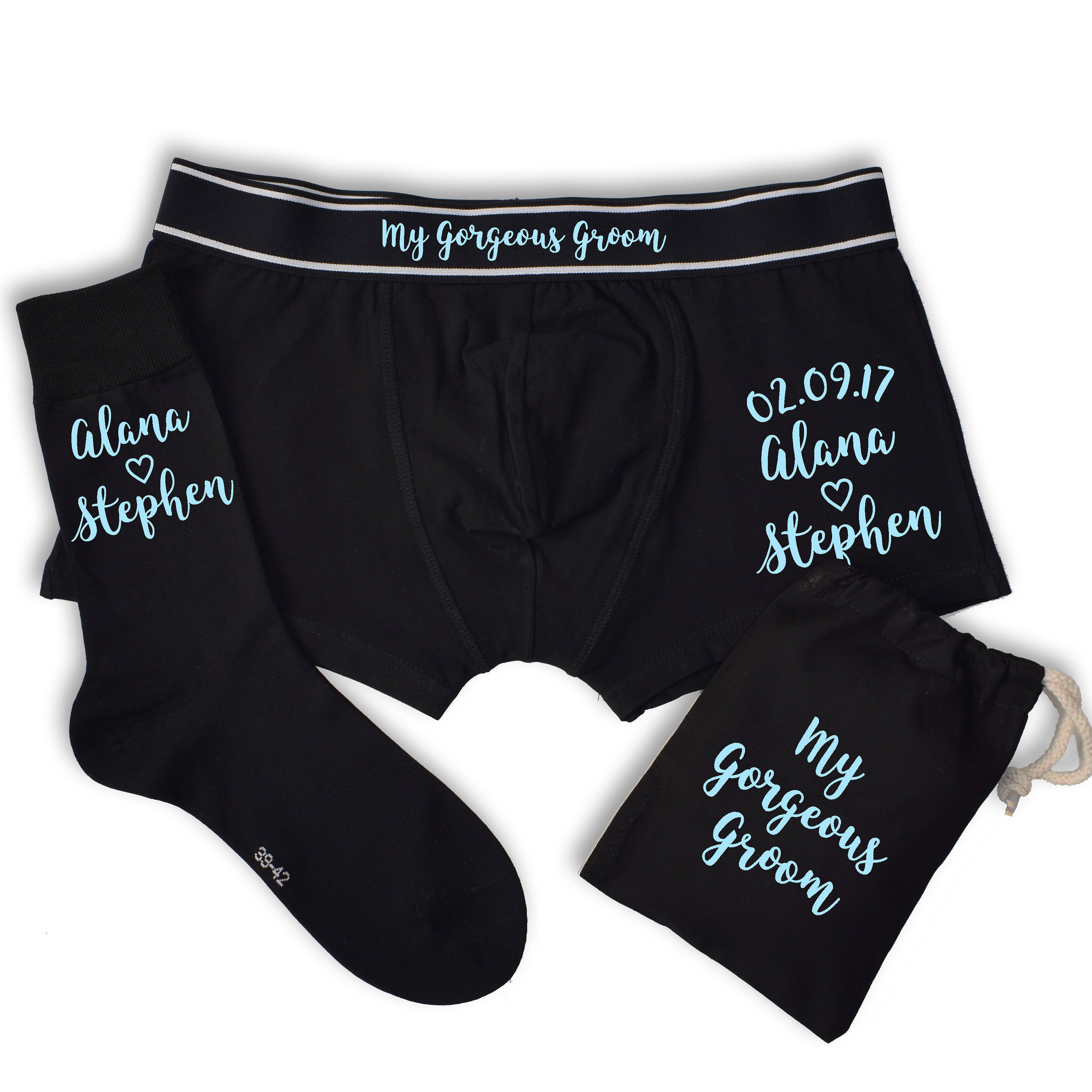  Personalised Groom Boxer Briefs Underwear,Custom