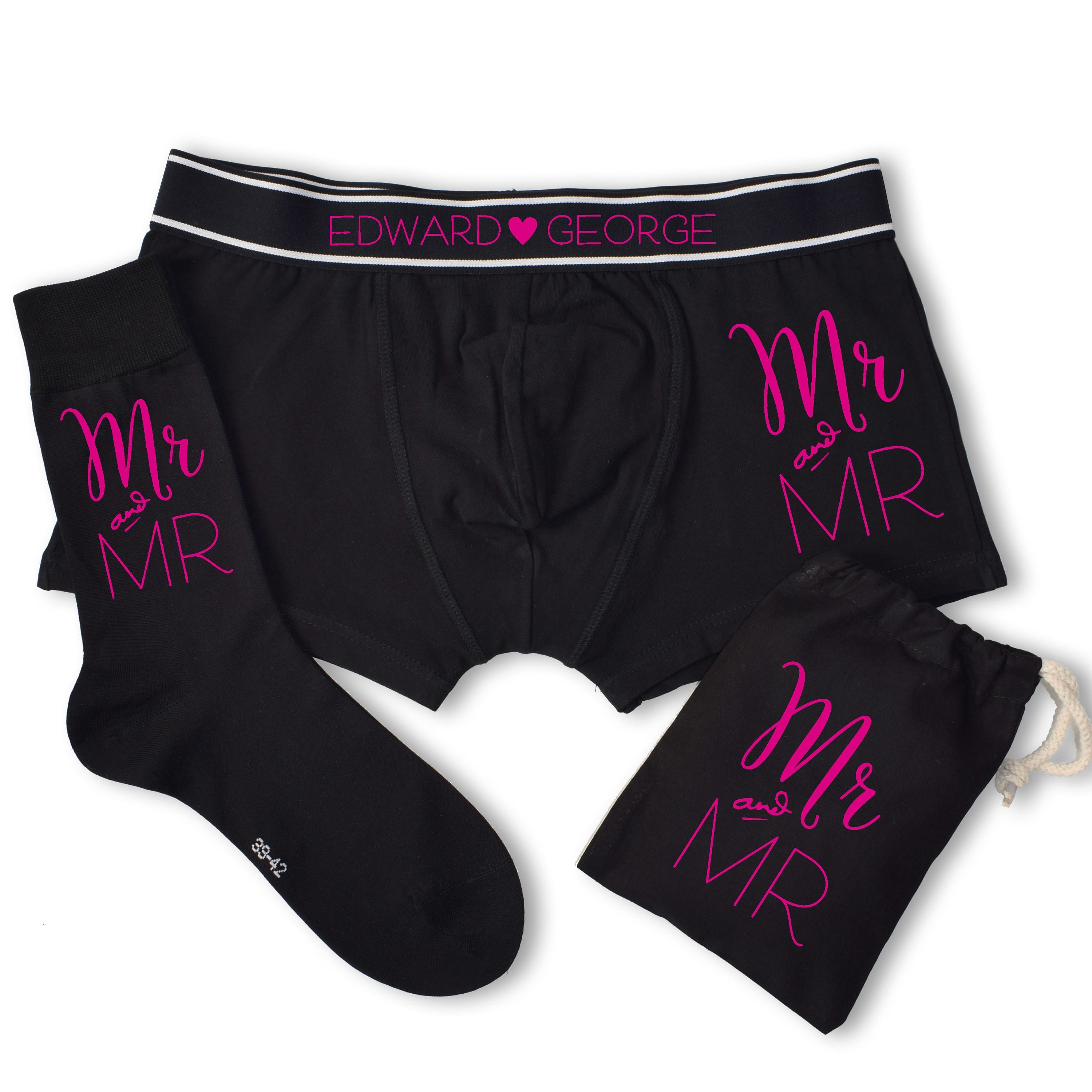 Valentines Boxers, Personalised Boxers, Wedding Gift for Groom, Property of  Mrs
