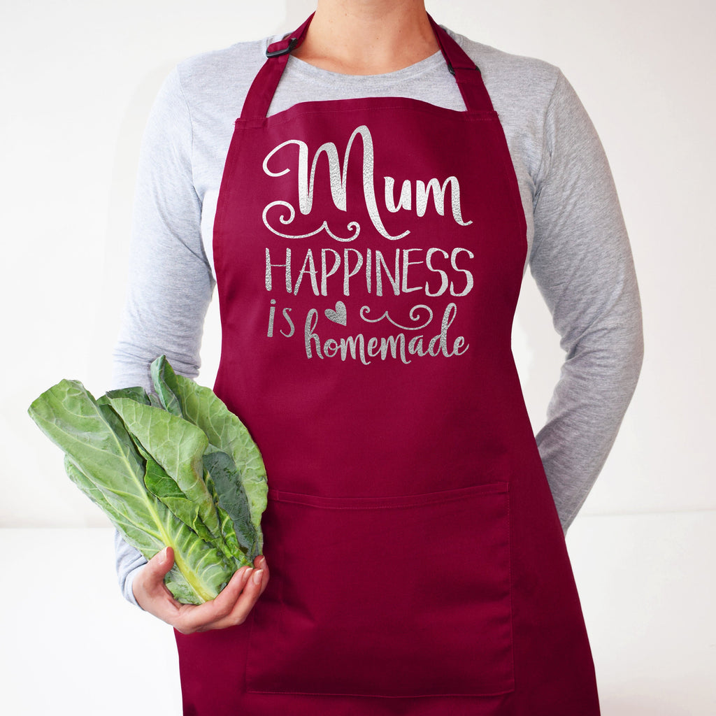 Mum, Happiness is Homemade Apron